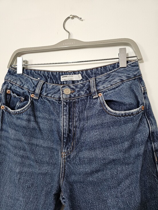 Garage Denim - Garage Denim Straight Leg Jeans - Blue